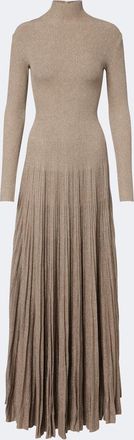 Ralph Lauren Collection Knitted pleated maxi dress