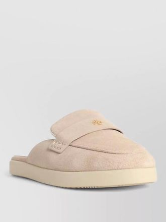 Tory Burch ballet sport leather flat sole mules