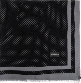 Emporio Armani Foulard a pois - Nero