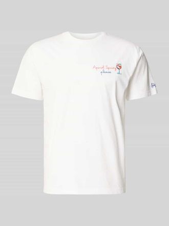 MC2 Saint Barth T-Shirt mit Stitchings Modell PORTOFINO in Weiss, Gr&ouml;&szlig;e XXL