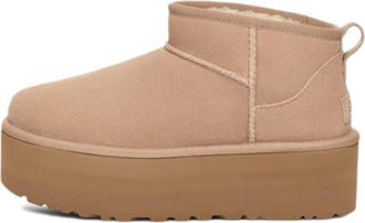UGG (WMNS) UGG Classic Ultra Mini Platform Boot Sand 1135092-SAN
