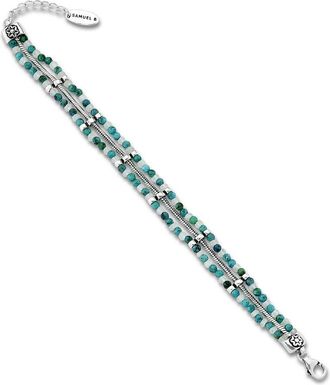 Samuel B. Silver Gemstone Bead Bracelet