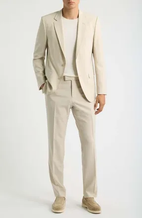 BOSS Huge Two-Piece Suit in Open Beige at Nordstrom, Size 46