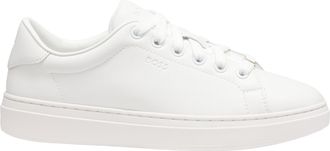 HUGO BOSS Kieran leren platte sneakers voor dames (Wit)
