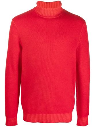 Malo Maglione a collo alto - Rosso