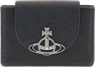 Vivienne Westwood Saffiano leather cardholder Woman One Size