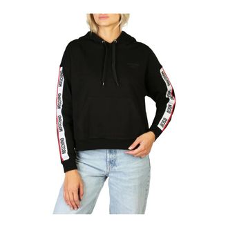 Moschino Womens Long Sleeve Cotton Blend Sweatshirt
