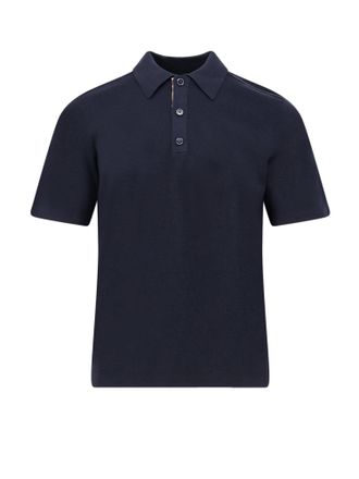 Burberry Wool Polo Shirt-Uomo