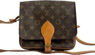 Louis Vuitton Pre-owned Cross Body Bags, female, Brown, Size: ONE SIZE Pre-owned Vintage Shoulder Bag