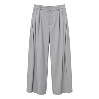 Meimeij Pantaloni in poliestere - - Trousers - Donna - Grigio - S