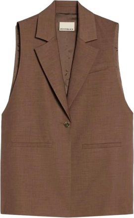 Pennyblack Jassen, Dames, Bruin, L, Pbpfiesta Vest
