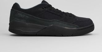 Nike Jordan Flight Court Sneakers In Black Suede And Fabric