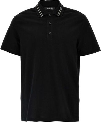 Versace Medusa Embroidery Polo Shirt