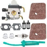 OEM Carburador C1q-s97 Con Kit De Mangueras De Combustible Y Filtro De Aire Para Desbrozadoras Stihl Fs38 Fs45 Fs46 Fs55 Km55 Hl45 Fs45l Fs45c Fs46c Fs55c