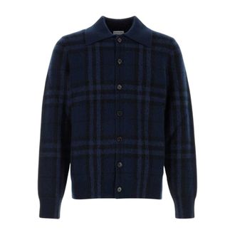 Burberry Heren, Truien, Blauw, Maat: M Kasjmier