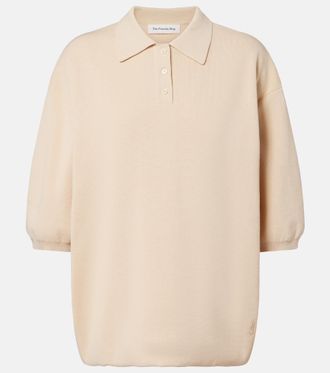 Frankie Shop Nola cotton polo sweater
