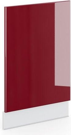 Vicco Panel frontal Fame-Line, Rojo Burdeos alto brillo, 45 cm sin encimera, Vicco