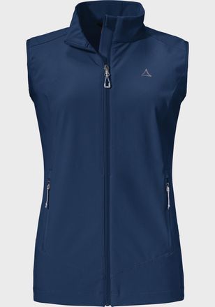 Sch&ouml;ffel Funktionsweste SCH&Ouml;FFEL Softshell Vest Tonion L, Damen, Gr. 38, blau (8180, blau), Oberstoff : Aussenseite: 92% Polyester 8% Elasthan Innenseite: 100%