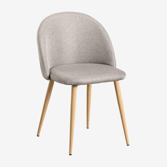 Sklum Sklum - Silla De Comedor Tapizada Y En Acero Kana