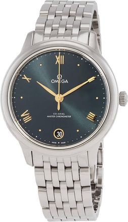 Omega De Ville Automatic Chronometer Green Dial Ladies Watch 434.10.34.20.10.001