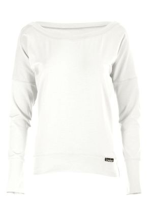 Winshape Oversize-Shirt WINSHAPE Longsleeve WS2, Damen, Gr. XL, weiss (wei&szlig;), 90% Baumwolle, 10% Elasthan, U-Boot-Ausschnitt, Shirts Oversize-Shirt