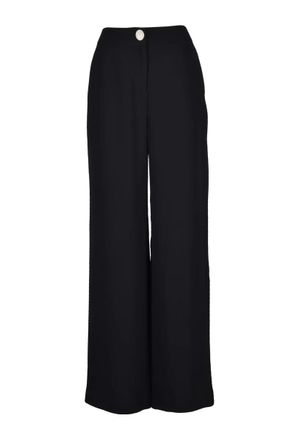 A|X Armani Exchange Palazzo Trousers Polyester - Black
