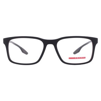 Prada Demo Rectangular Mens Eyeglasses PS 01LV 1BO1O1 54