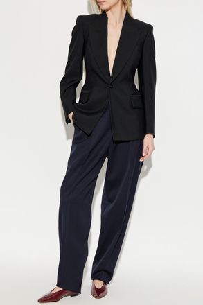 Bottega Veneta Wool Blazer, Womens, Black