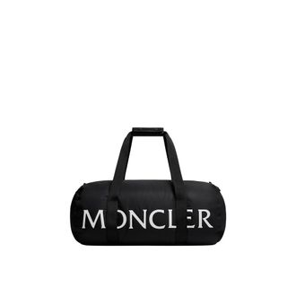 Moncler Moncler Logo Water-repellent Down-filled Duffle Bag, Men, Black, Size: One Size