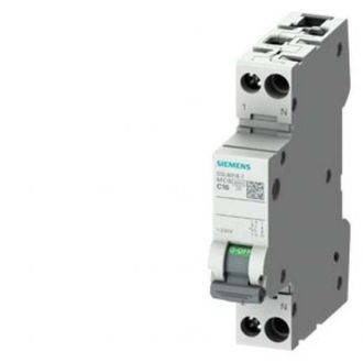 SIEMENS Disyuntor 1p+n C16 6ka 230v 5sl6016-7 5sl60167