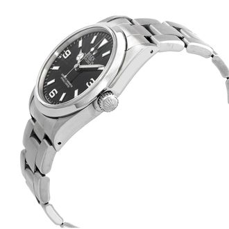 Rolex Pre-owned Rolex Explorer Automatic Black Dial Mens Watch 14270BKAO