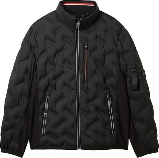 Tom Tailor Herren 1042489 Hybrid Jacke mit Kapuze im Stehkragen