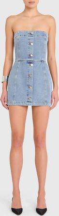 Amanda Uprichard Scorpio Skort Romper In Destiny Wash
