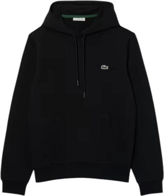Lacoste Zwarte Sweatshirt Sh 9839 - Heren - Hoodies - Zwart - M - Katoen - Hoodies & sweatvesten