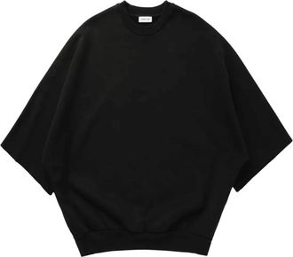 Fear of God Cut Sleeve Sweatshirt - Heren - Sweatshirts - Zwart - M - Katoen - Hoodies & sweatvesten