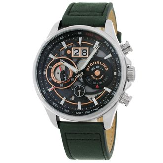 St&uuml;hrling Aviator Black Dial Mens Watch M15539