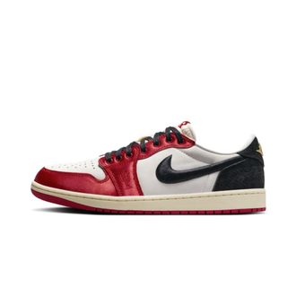 Nike Jordan 1 Low Retro OG Rookie Card - Away - unisex - Sport - Veelkleurig - Maat: 35 1/2 EU Leer