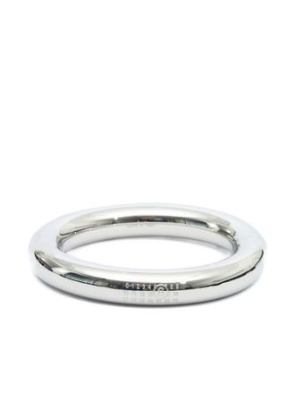 Maison Margiela Silver-Tone Bracelet With Logo
