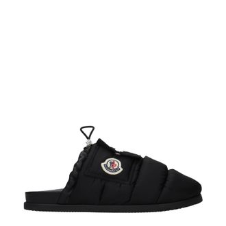 Moncler Ciabatta und Clogs Mon Pocket Damens Stoff Schwarz