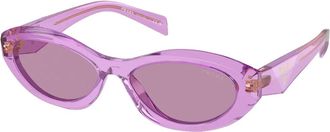 Prada unisex, Accessoires, Paars, Maat: 55 MM