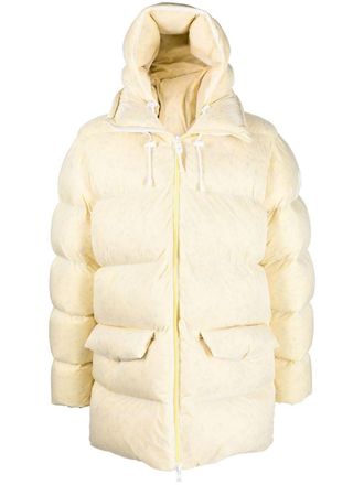 Woolrich Jas met tie-dye print - Geel