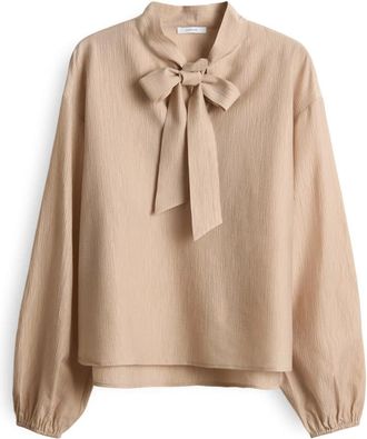 OPUS Dames, Blouses & Shirts, Beige, Maat: S