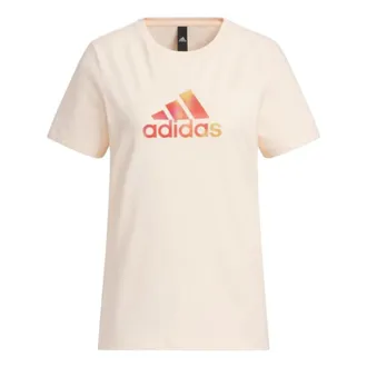 adidas (WMNS) adidas Badge Of Sport T-Shirt Asia Sizing Beige HY2888