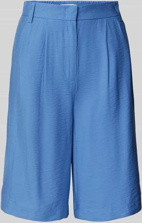 Christian Berg Relaxed Fit Bermudas mit Bundfalten in Blau, Größe 38