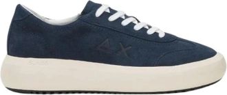 Sun 68 Big Boy Suede - Heren - Schoenen - Blauw - Maat: 43 EU Su&egrave;de