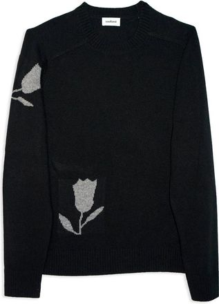 Soulland Frank Jumper - Heren - Ronde hals truien - Zwart - M/L - Truien & Vesten