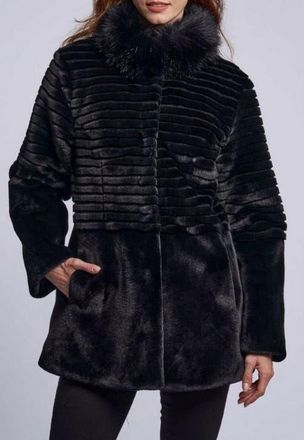 Blue Duck Faux Fur Jacket in Black at Nordstrom, Size X-Small