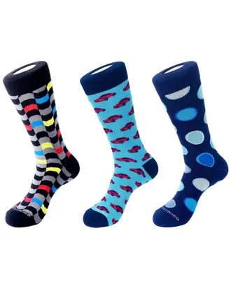 Unsimply Stitched 3-Pack Mens Crew Socks