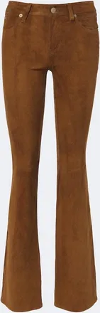 Frame Denim Pantaloni The Suede Rodeo flared in suede