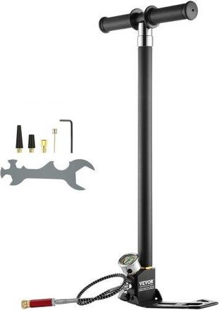 OEM Pcp-handpumpe, 4-stufig, 30 Mpa 4500 Psi Hochdruck-pcp-luftgewehr-f&uuml;llb&uuml;gelpumpe Mit &Ouml;l-feuchtigkeitsfilter-manometer, Edelstahl F&uuml;r Luftgewehre, Tauc